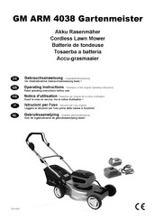 Gartenmeister GM ARM 4038 Notice D'utilisation