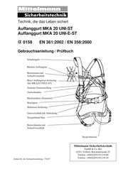 Mittelmann MKA 20 UNI-E-ST Instructions D'utilisation