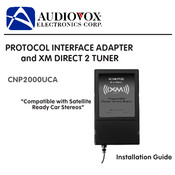 Audiovox CNP2000UCA Guide D'installation