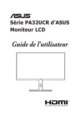 Asus PA32UCR Serie Guide De L'utilisateur