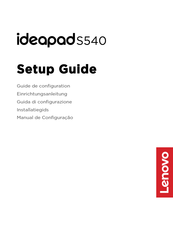Lenovo IdeaPad S540 Guide De Configuration