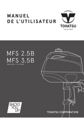 Tohatsu MFS 2.5B Manuel De L'utilisateur