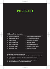 HUROM HW Serie Manuel D'instructions