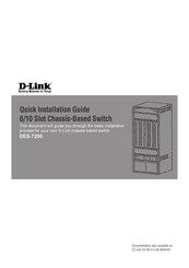 D-Link DES-7200 Guide D'installation Rapide