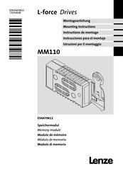 Lenze L-force MM110 Instructions De Montage