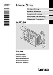 Lenze E94AYM22 Instructions De Montage