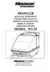 Minuteman Powerboss WS 35 Mode D'emploi