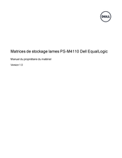 Dell EqualLogic DWHH PS-M4110 Manuel Du Propriétaire Du Matériel