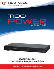 Tributaries T100 POWER MANAGER Manuel Du Propriétaire