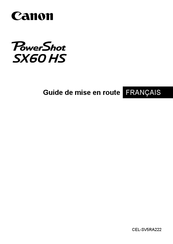 Canon PowerShot SX410 IS Guide De Mise En Route