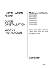 Thermador T24UW905LP Guide D'installation