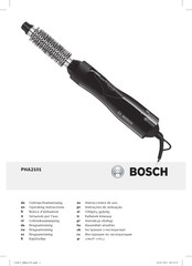 Bosch StarShine Curl&Style PHA2101/01 Notice D'utilisation