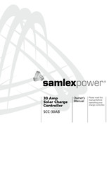 Samlex Power SCC-30AB Manuel Du Propriétaire