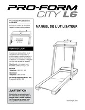 Pro-Form CITY L6 Manuel De L'utilisateur