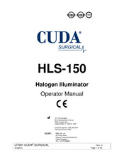 Cuda surgical HLS-150 Manuel De L'opérateur