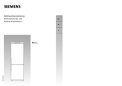 Siemens KG-S Serie Notice D'utilisation