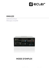 Ecler HMA120 Mode D'emploi