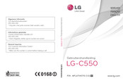 LG C550 Manuel De L'utilisateur