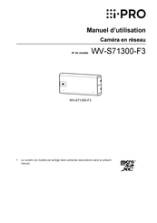 i-PRO WV-S71300-F3 Manuel D'utilisation