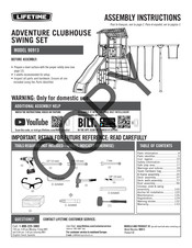 Lifetime Adventure Clubhouse 90913 Instructions De Montage