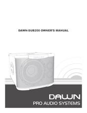 Dawn DAWN-SUB200 Manuel Du Propriétaire