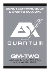 Quantum QM-TWO Manuel Du Propriétaire