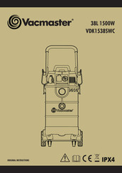 Vacmaster VDK1538SWC Instructions