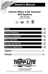 Tripp-Lite Internet Office BC Serie Guide De L'utilisateur