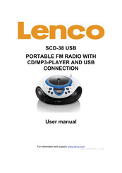 Lenco SCD-38 USB Manuel De L'utilisateur