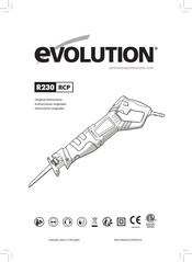 Evolution R230RCP Instructions Originales