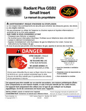 Lopi Radiant Plus GSB2 Manuel Du Propriétaire