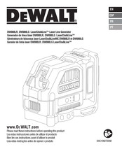 DeWalt LaserChalkLine DW088LG Mode D'emploi