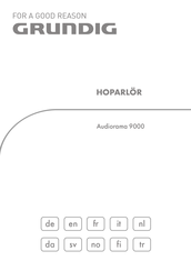 Grundig Audiorama 9000 Mode D'emploi