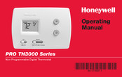 Honeywell PRO TH3000 Série Mode D'emploi