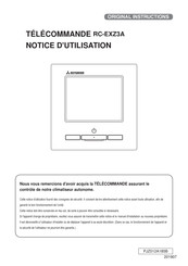 Mitsubishi Heavy Industries RC-EXZ3A Notice D'utilisation