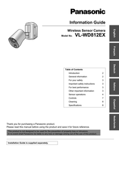 Panasonic VL-MWD501EX Information De Produit