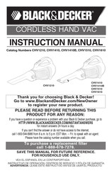 Black & Decker CHV1510 Mode D'emploi