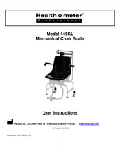 Health O Meter Professional 445KL Instructions De L'utilisateur