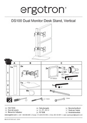 Ergotron DS100 Manuel De L'utilisateur