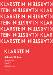 Klarstein Bellevin 21 Duo Mode D'emploi