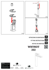 Ib Rubinetti WHYNOT 202 Notice De Montage