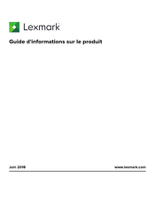 Lexmark CX827 Information De Produit