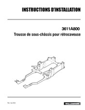 Wallenstein 3611A800 Instructions D'installation