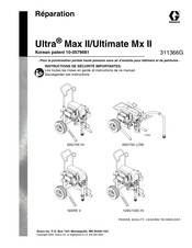 Graco Ultra Max II Mark V Plus Mode D'emploi