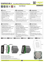 Visual Plus Corporation xpr DINPAD-M V1 Mode D'emploi