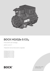 bock HGX12e/75-4 S CO2 Instructions De Montage