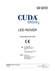 Cuda surgical LED ROVER Mode D'emploi