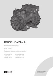 bock HGX22e/125-4 S Instructions De Montage