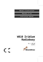 WamBlee W810 Iridium Radiobuoy Manuel D'instruction