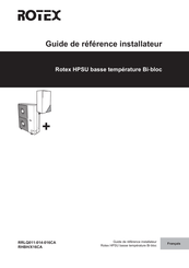 Rotex RHBH/X16CA Guide De Référence Installateur